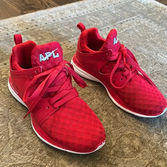 APL Shoes Apl Red Ascend Sneakers Red Techloom Upper Engineered For Support Ventilation Poshmark